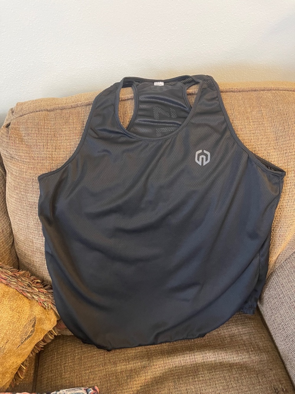 Topps Black Racerback Athletic Tank